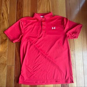 Red Under Armour Polo shirt